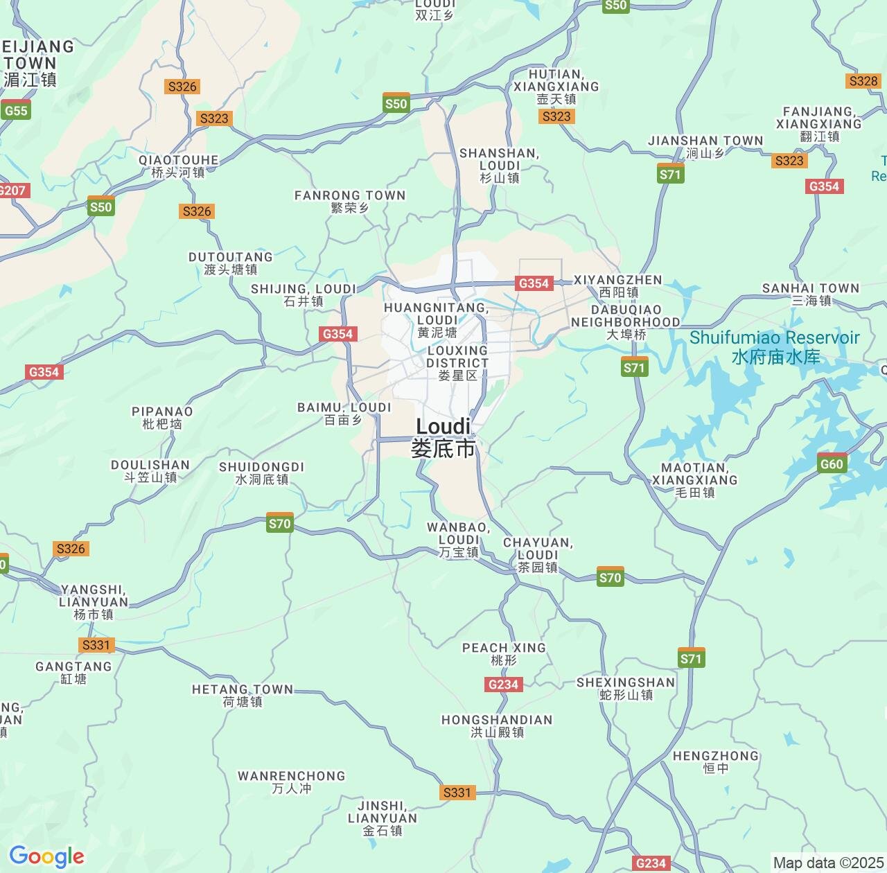Map image for Intellectual Property Lawyers in Loudi and Hunan IP firms at coordinates  ; .