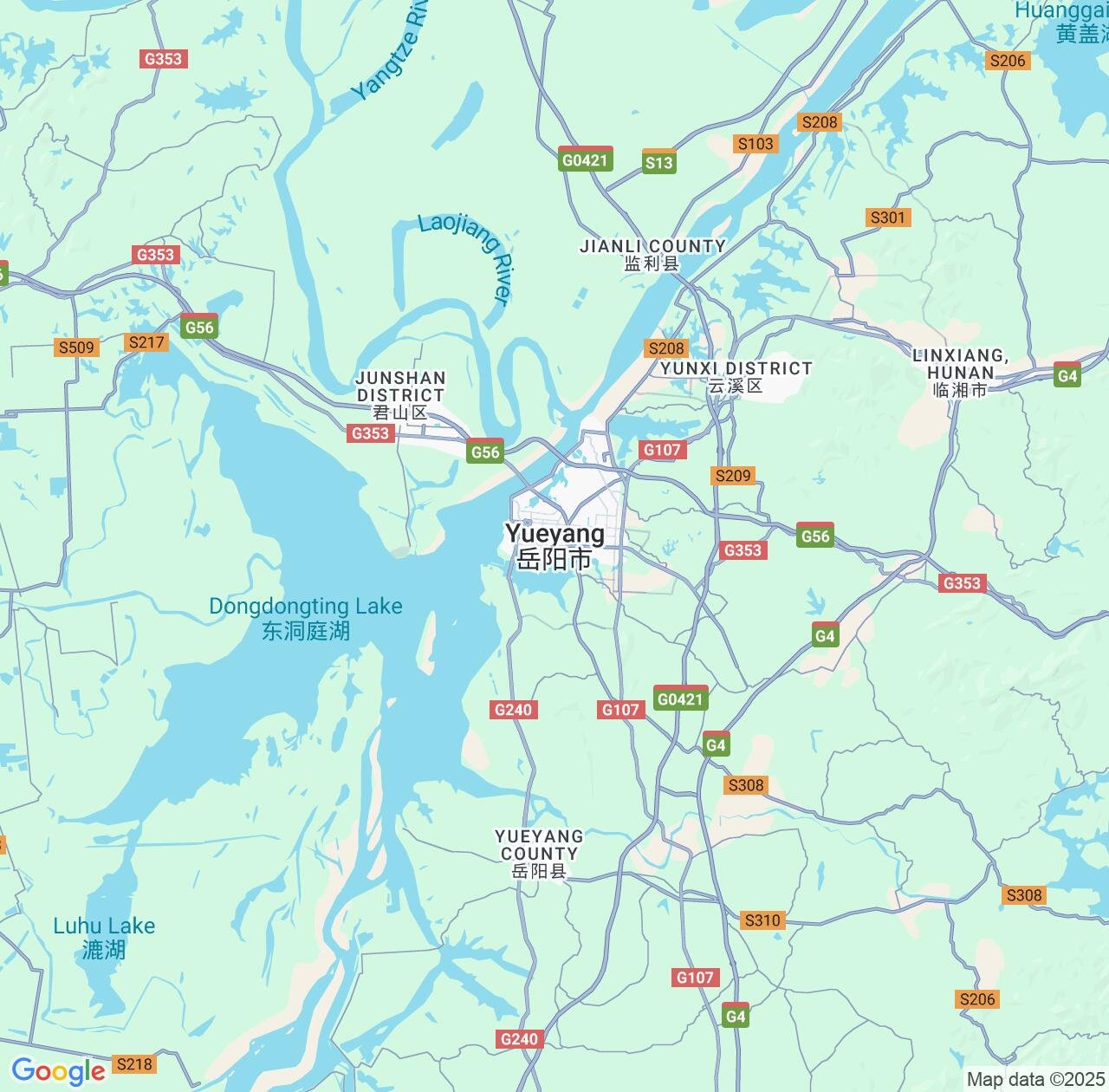 Map image for Intellectual Property Lawyers in Yueyang and Hunan IP firms at coordinates  ; .
