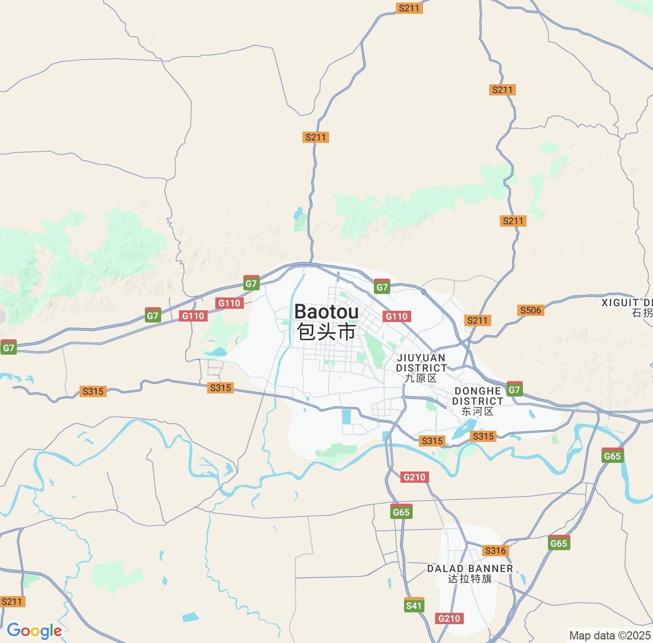 Map image for Intellectual Property Lawyers in Baotou and Inner Mongolia IP firms at coordinates  ; .