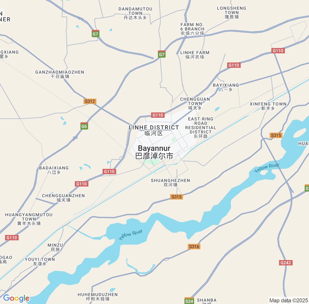 Map image for Intellectual Property Lawyers in Bayan Nur and Inner Mongolia IP firms at coordinates  ; .