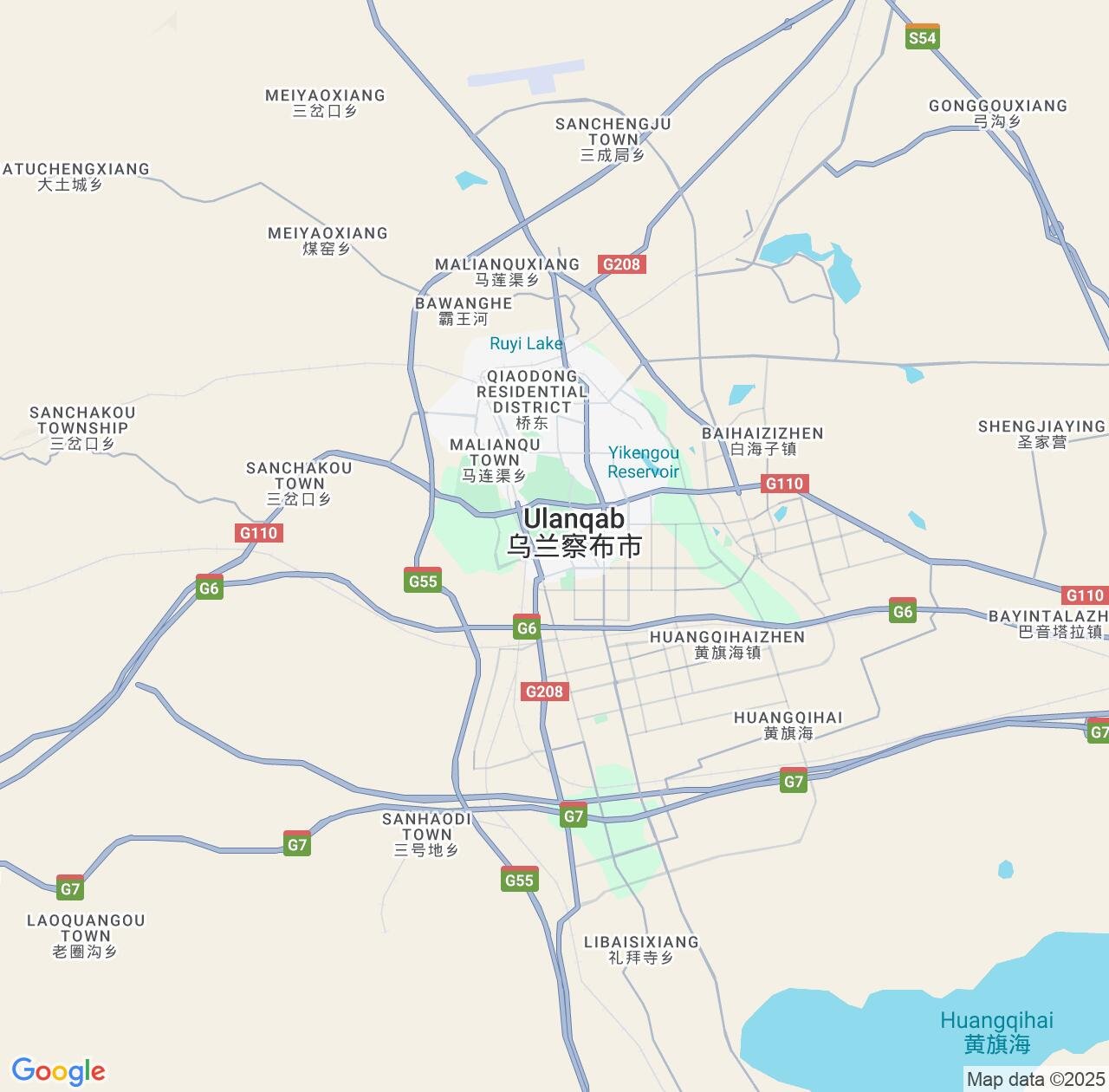 Map image for Intellectual Property Lawyers in Jining and Inner Mongolia IP firms at coordinates  ; .