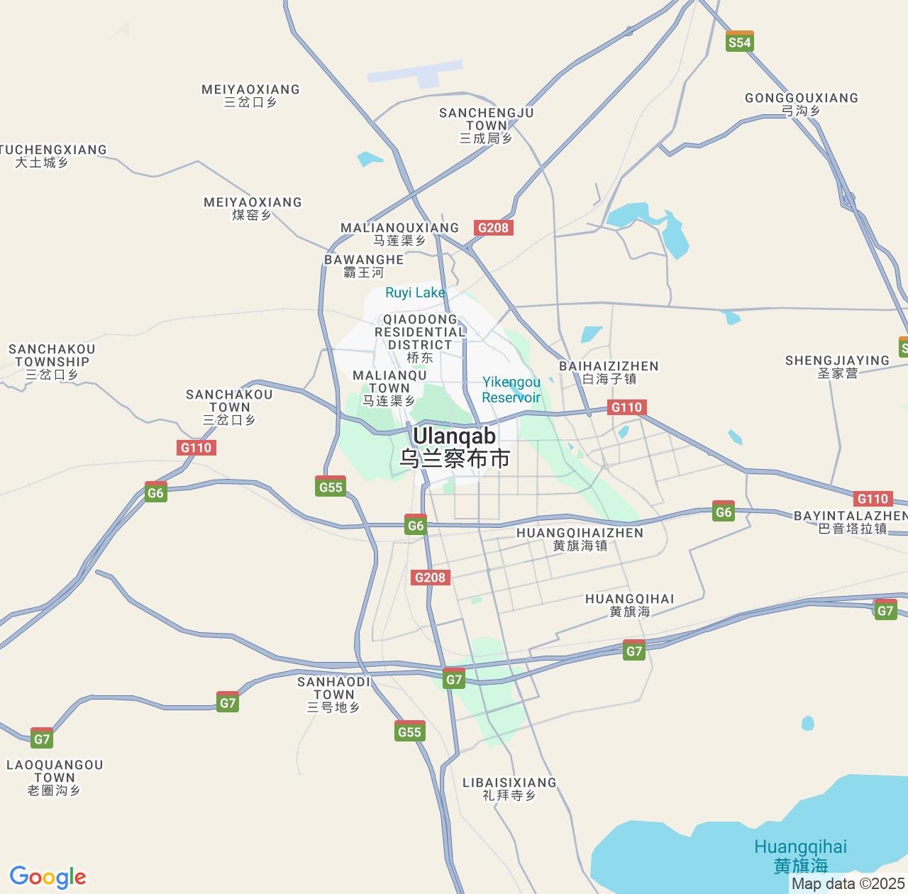 Map image for Intellectual Property Lawyers in Ulanqab and Inner Mongolia IP firms at coordinates  ; .