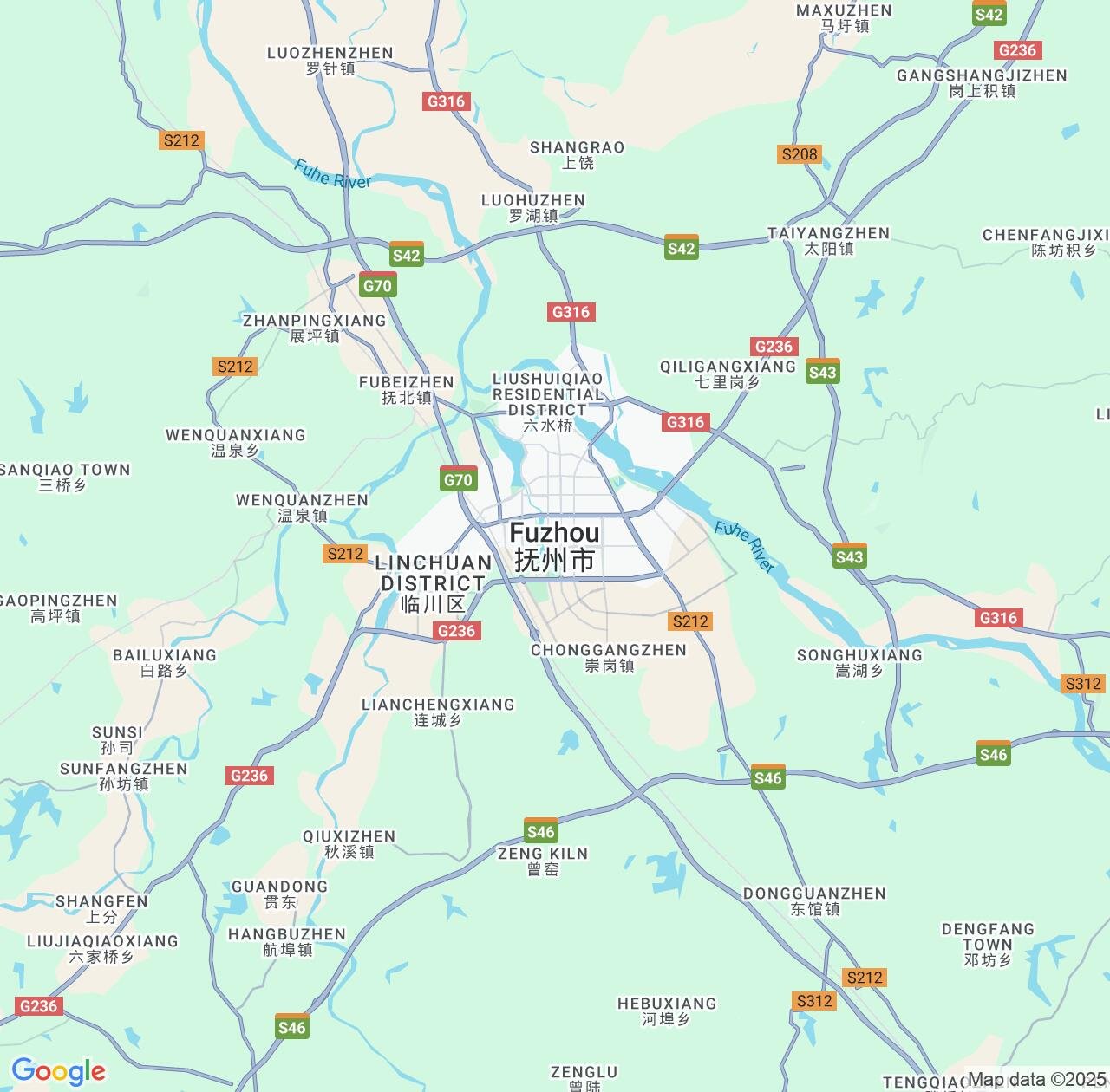 Map image for Intellectual Property Lawyers in Fuzhou and Jiangxi IP firms at coordinates  ; .