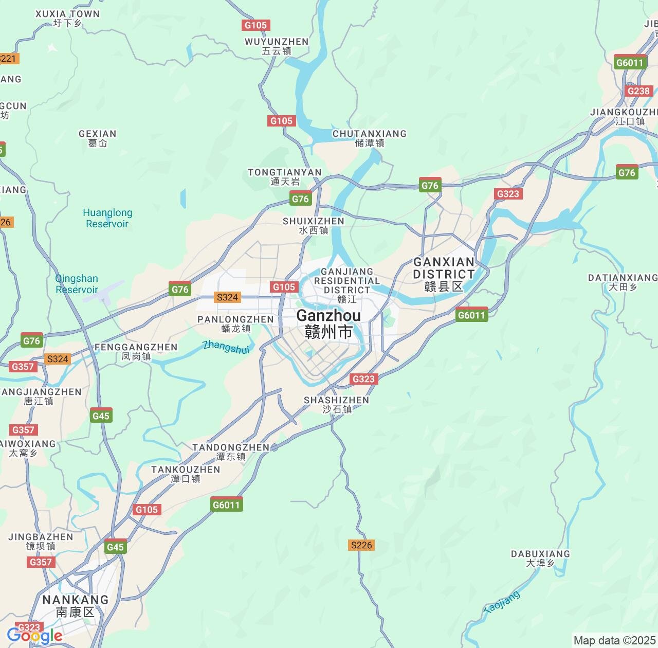 Map image for Intellectual Property Lawyers in Ganzhou and Jiangxi IP firms at coordinates  ; .