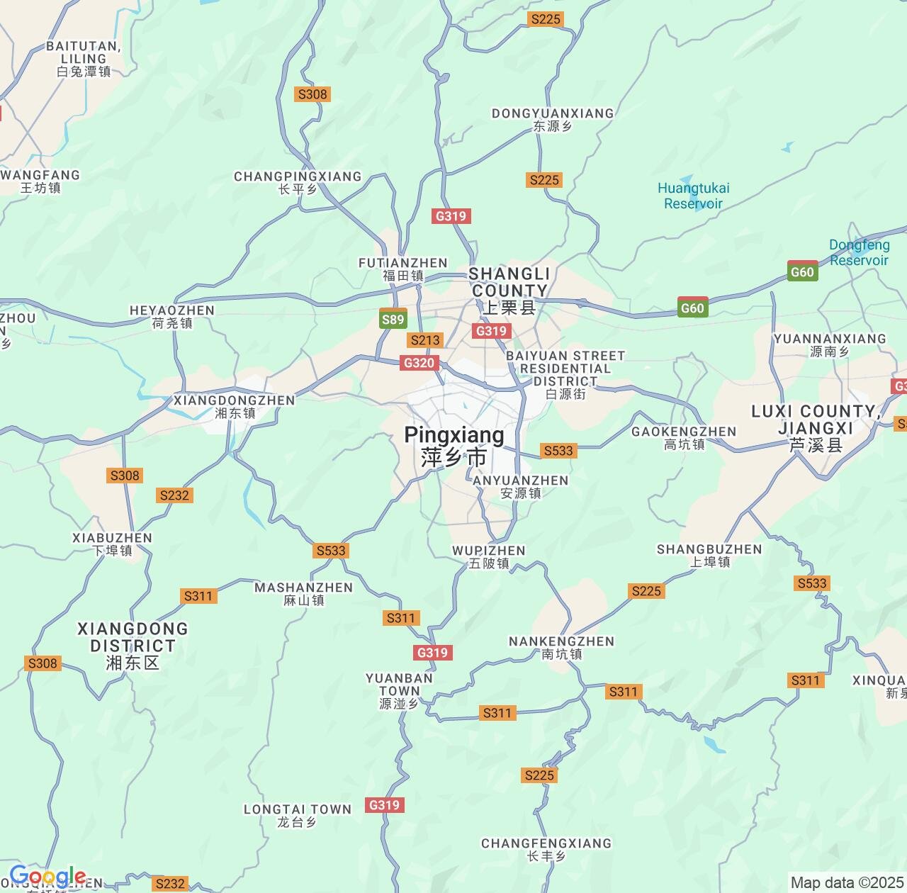 Map image for Intellectual Property Lawyers in Pingxiang and Jiangxi IP firms at coordinates  ; .
