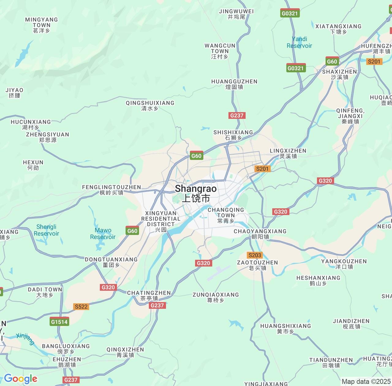 Map image for Intellectual Property Lawyers in Shangrao and Jiangxi IP firms at coordinates  ; .