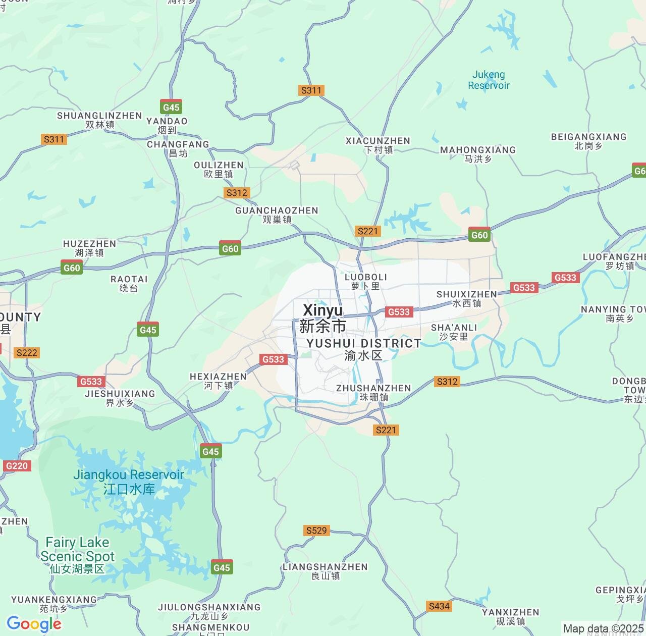 Map image for Intellectual Property Lawyers in Xinyu and Jiangxi IP firms at coordinates  ; .
