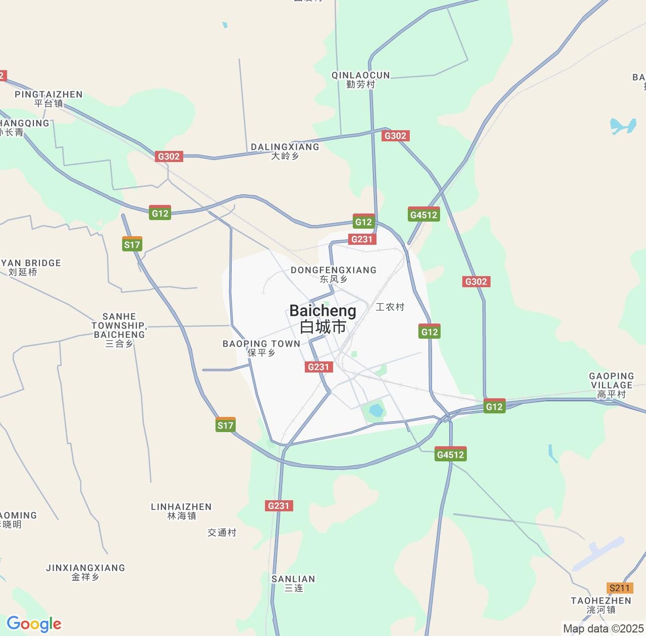 Map image for Intellectual Property Lawyers in Baicheng and Jilin IP firms at coordinates  ; .