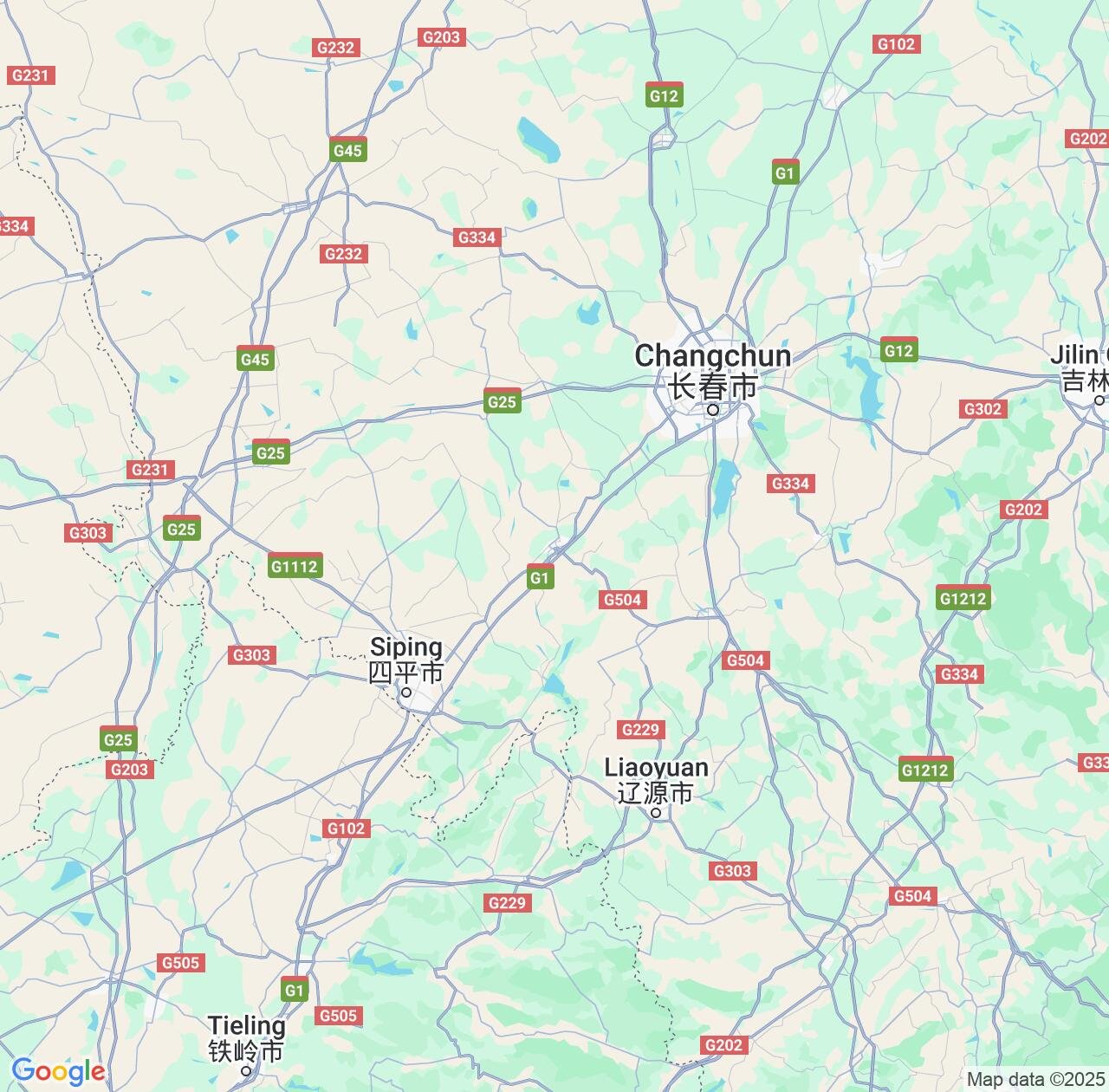 Map image for Intellectual Property Lawyers in Gongzhuling and Jilin IP firms at coordinates  ; .