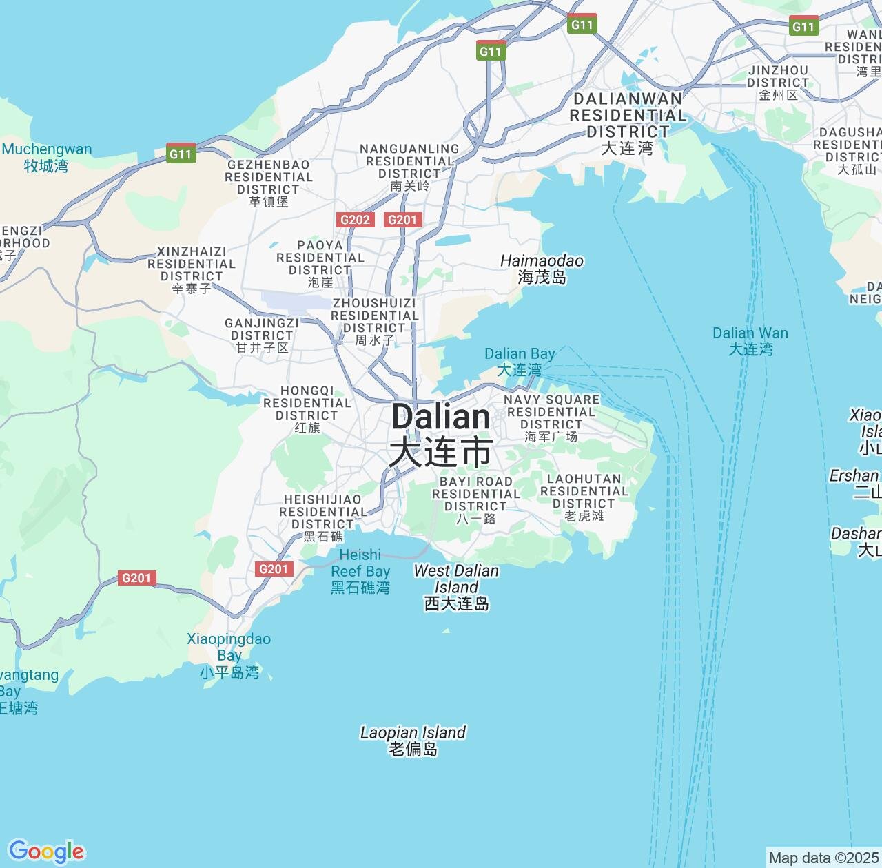 Map image for Intellectual Property Lawyers in Dalian and Liaoning IP firms at coordinates  ; .