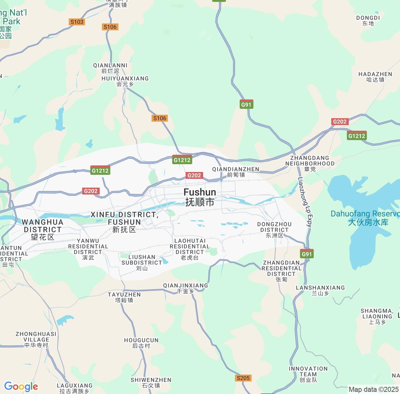 Map image for Intellectual Property Lawyers in Fushun and Liaoning IP firms at coordinates  ; .