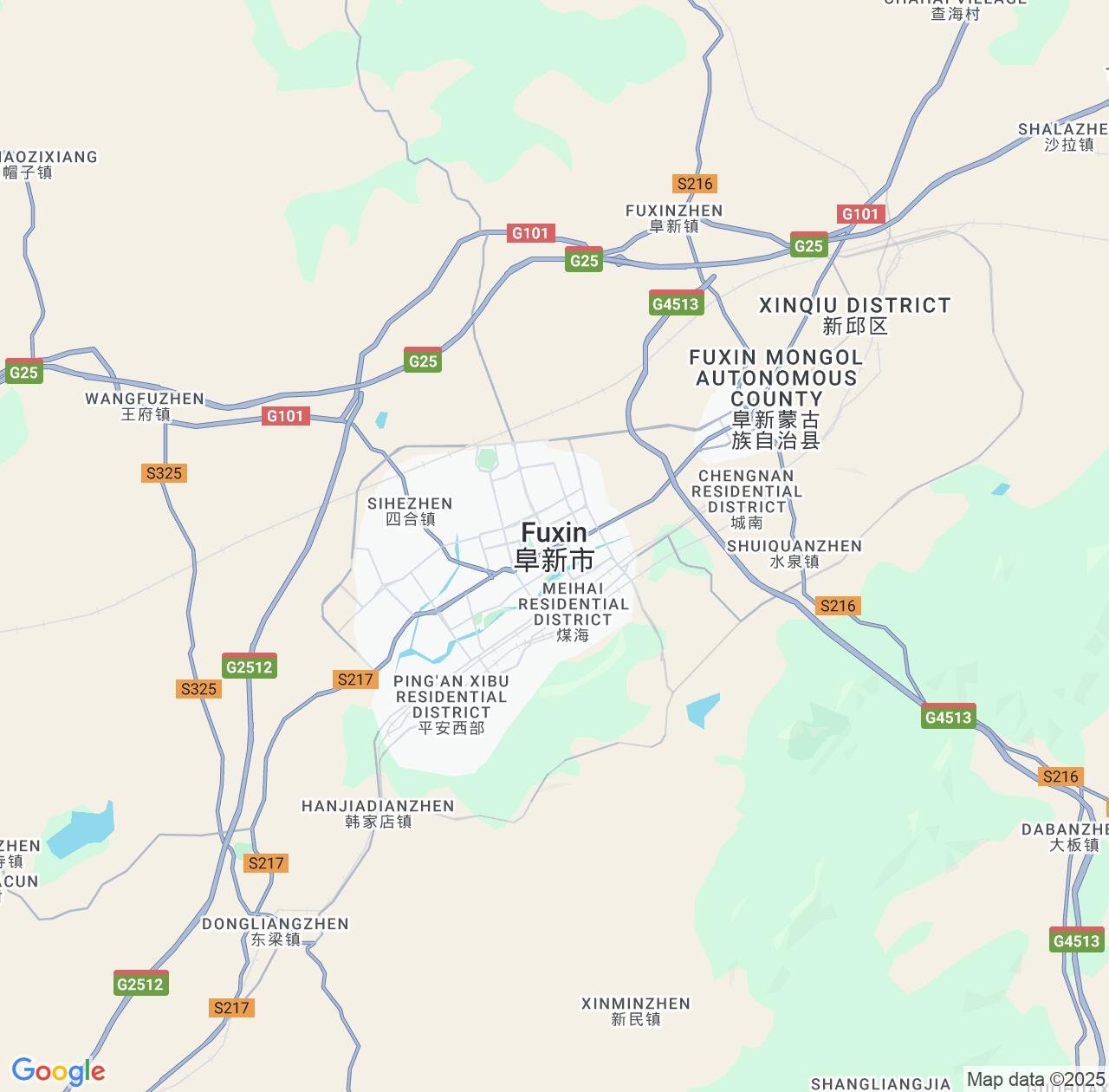 Map image for Intellectual Property Lawyers in Fuxin and Liaoning IP firms at coordinates  ; .