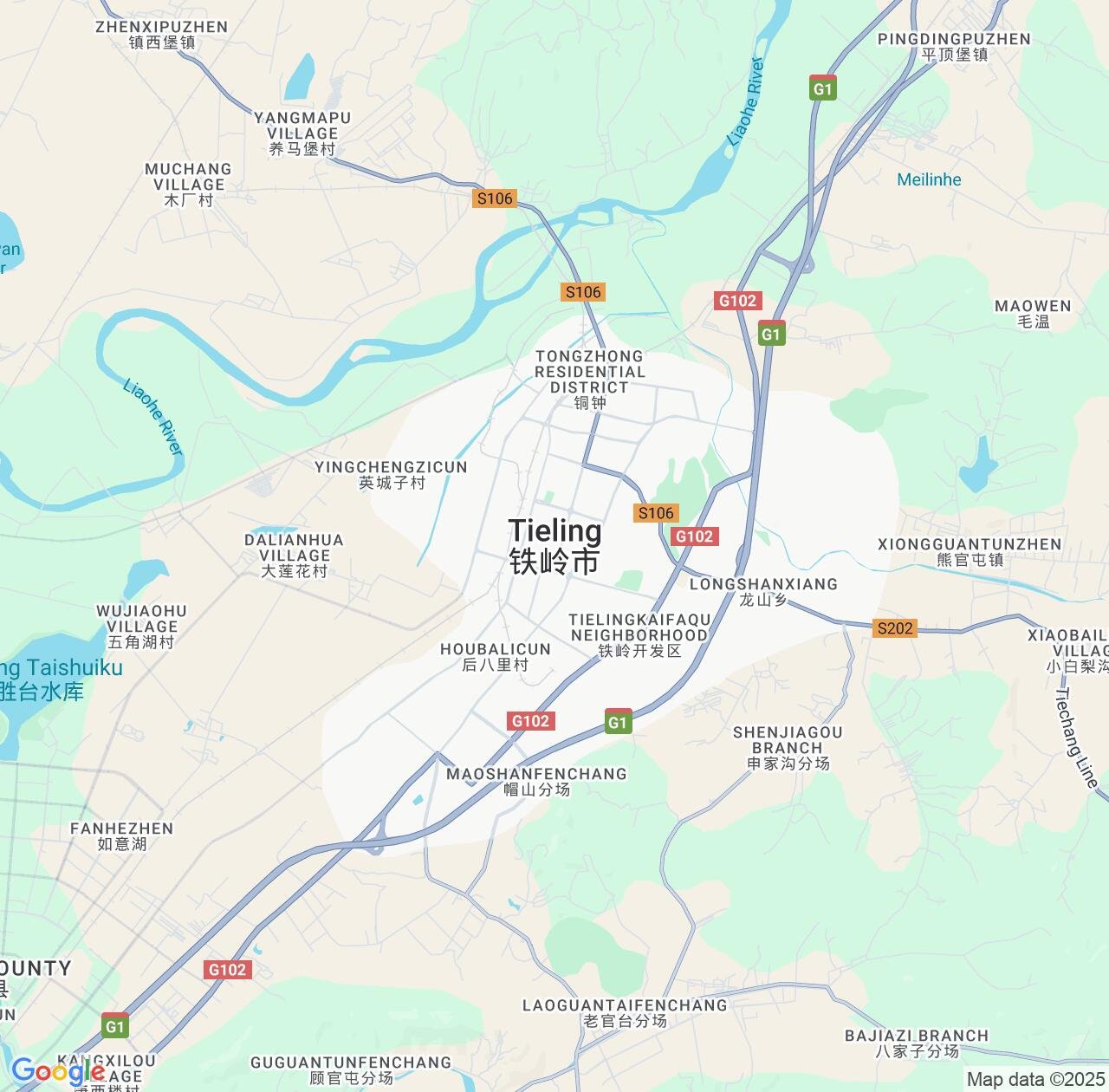 Map image for Intellectual Property Lawyers in Tieling and Liaoning IP firms at coordinates  ; .