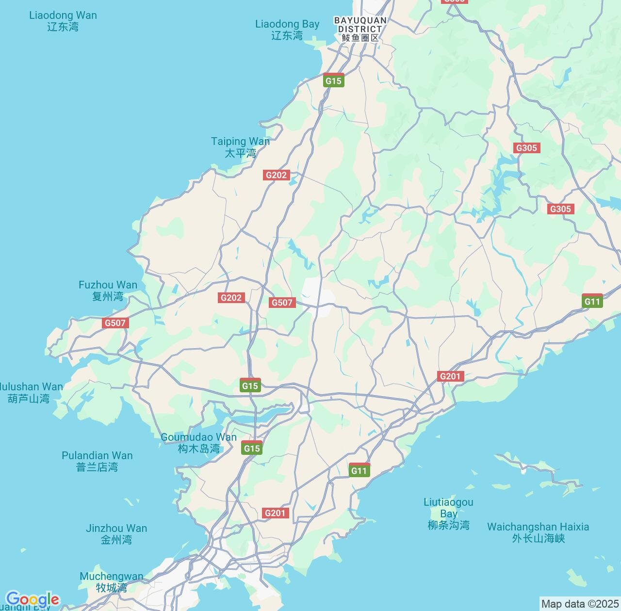 Map image for Intellectual Property Lawyers in Wafangdian and Liaoning IP firms at coordinates  ; .