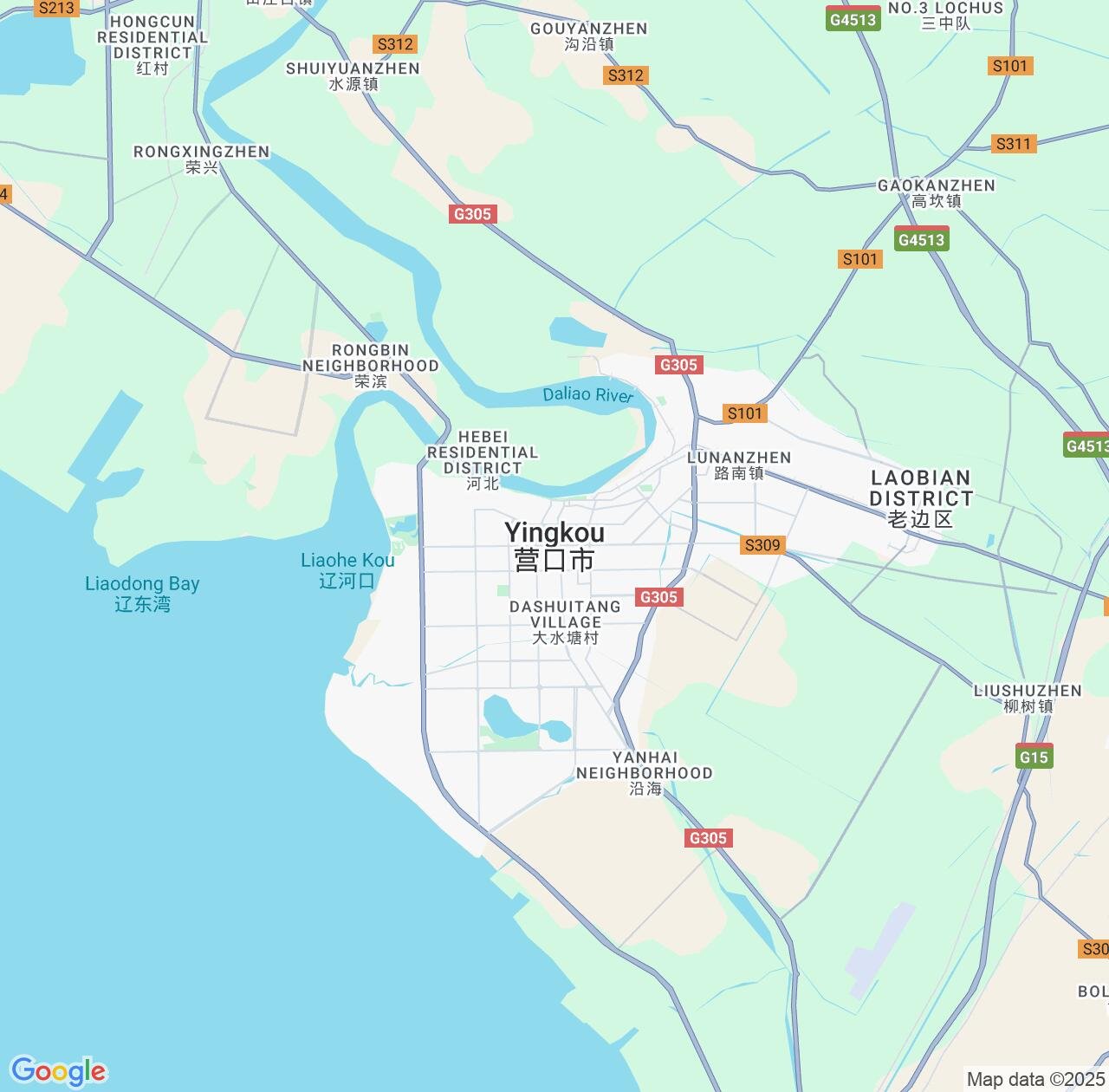 Map image for Intellectual Property Lawyers in Yingkou and Liaoning IP firms at coordinates  ; .
