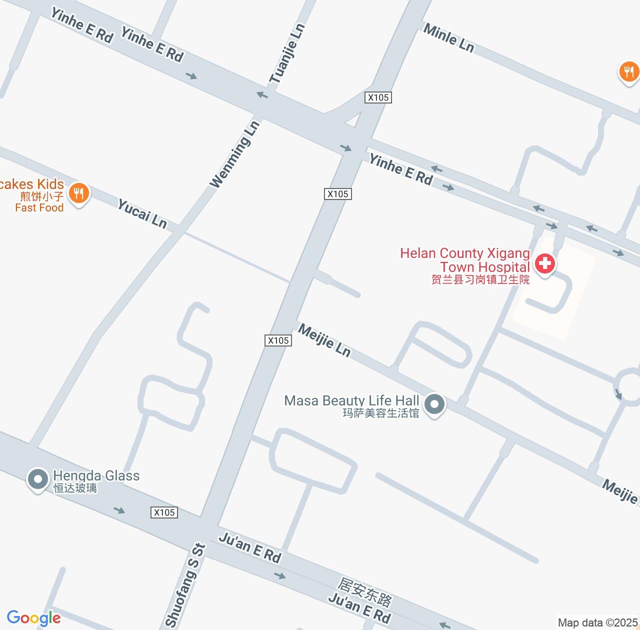 Map image for Intellectual Property Lawyers in Xigang and Ningxia IP firms at coordinates  ; .