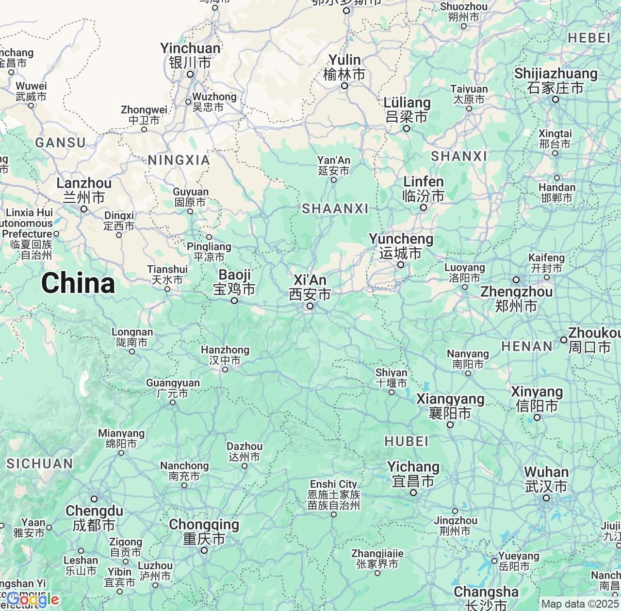 Map image for Intellectual Property Lawyers in Wayaobu and Shaanxi IP firms at coordinates  ; .