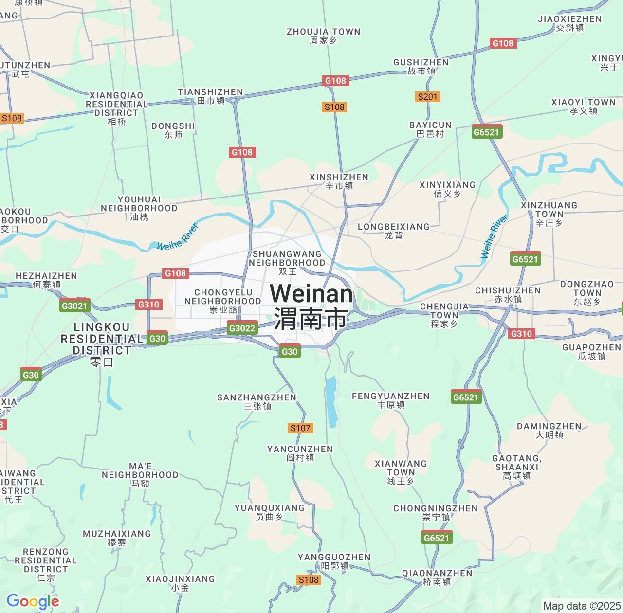 Map image for Intellectual Property Lawyers in Weinan and Shaanxi IP firms at coordinates  ; .
