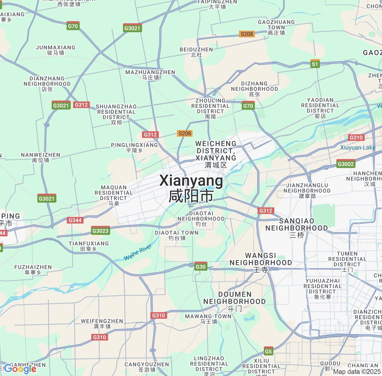 Map image for Intellectual Property Lawyers in Xianyang and Shaanxi IP firms at coordinates  ; .