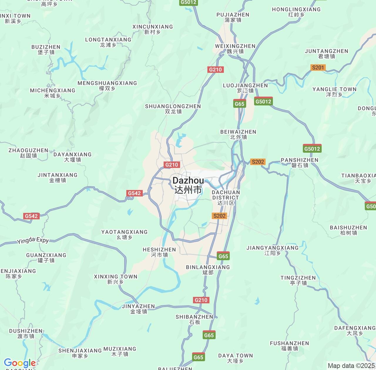 Map image for Intellectual Property Lawyers in Dazhou and Sichuan IP firms at coordinates  ; .