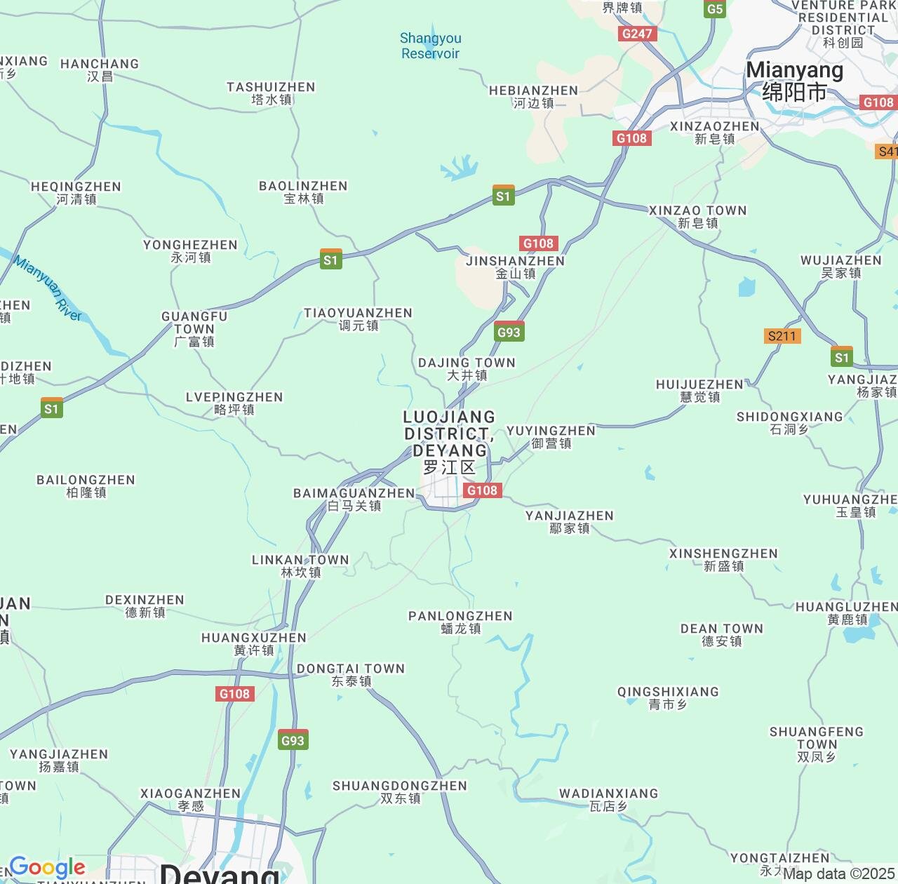 Map image for Intellectual Property Lawyers in Luojiang and Sichuan IP firms at coordinates  ; .