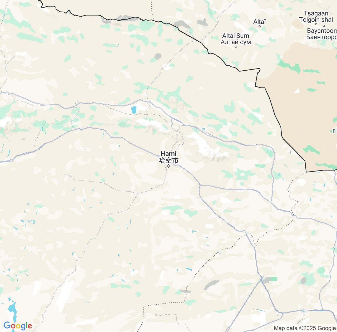 Map image for Intellectual Property Lawyers in Hami and Xinjiang IP firms at coordinates  ; .