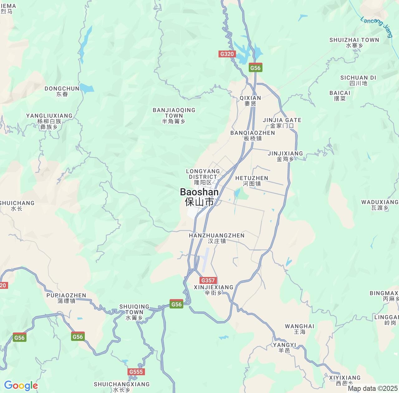 Map image for Intellectual Property Lawyers in Baoshan and Yunnan IP firms at coordinates  ; .