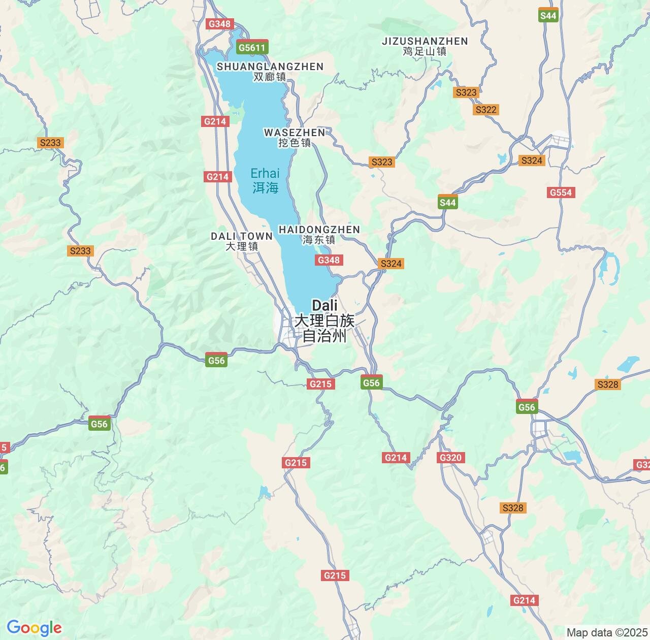 Map image for Intellectual Property Lawyers in Dali and Yunnan IP firms at coordinates  ; .