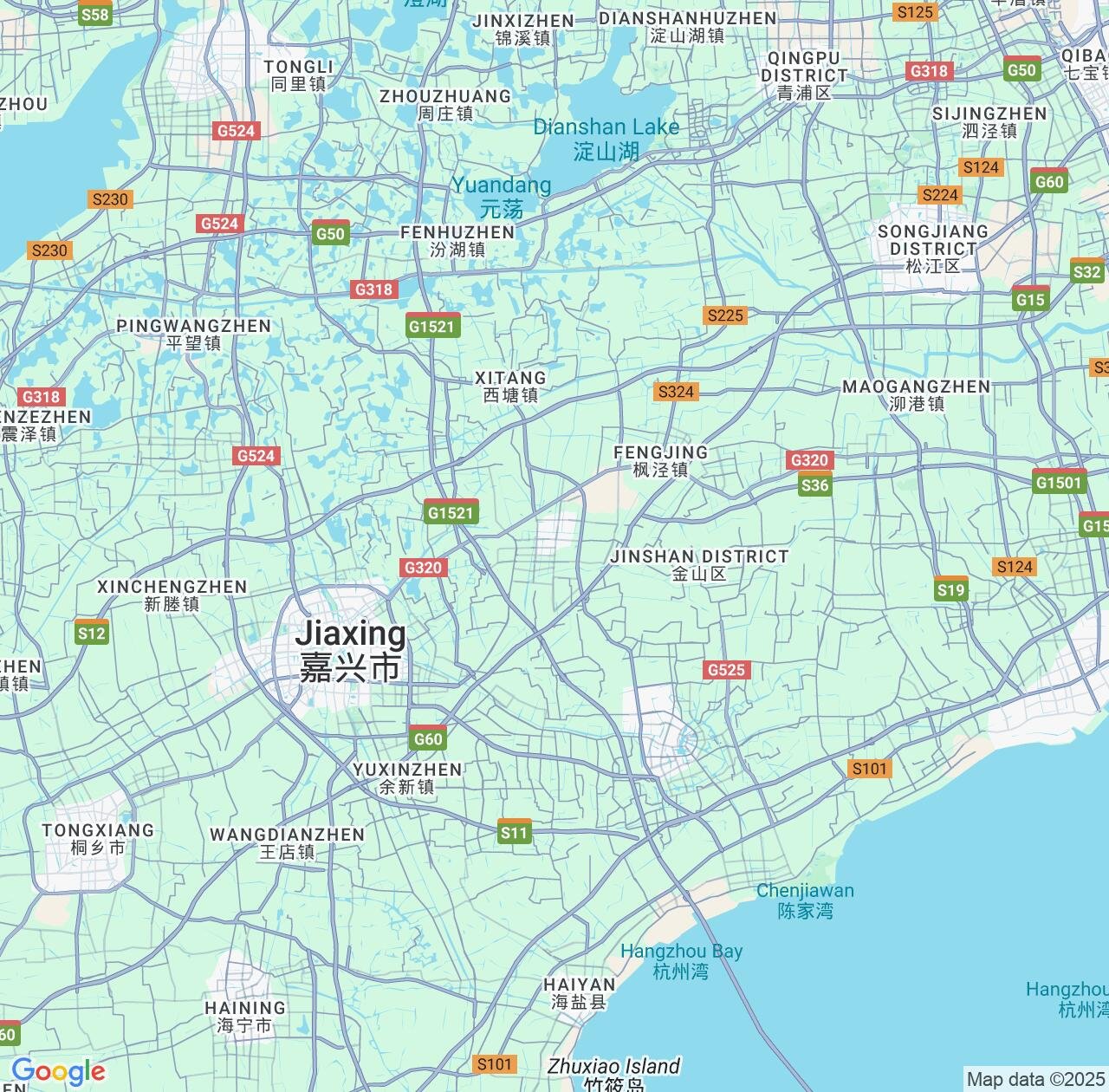 Map image for Intellectual Property Lawyers in Jiashan and Zhejiang IP firms at coordinates  ; .
