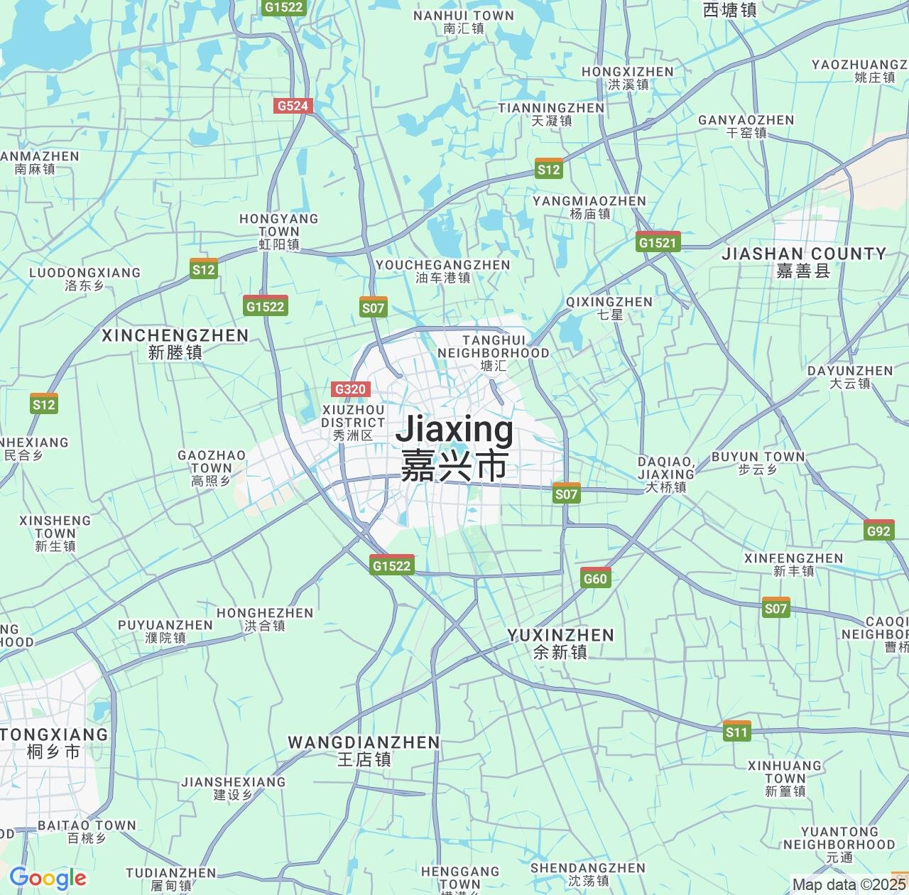 Map image for Intellectual Property Lawyers in Jiaxing and Zhejiang IP firms at coordinates  ; .