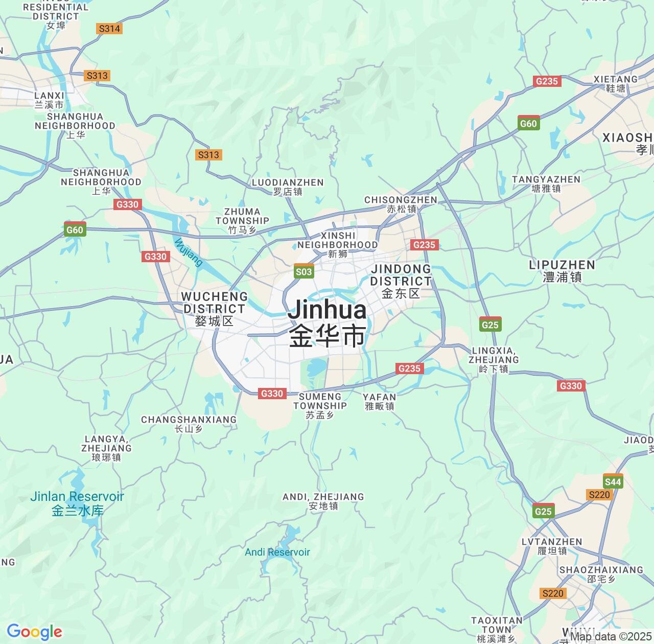 Map image for Intellectual Property Lawyers in Jinhua and Zhejiang IP firms at coordinates  ; .
