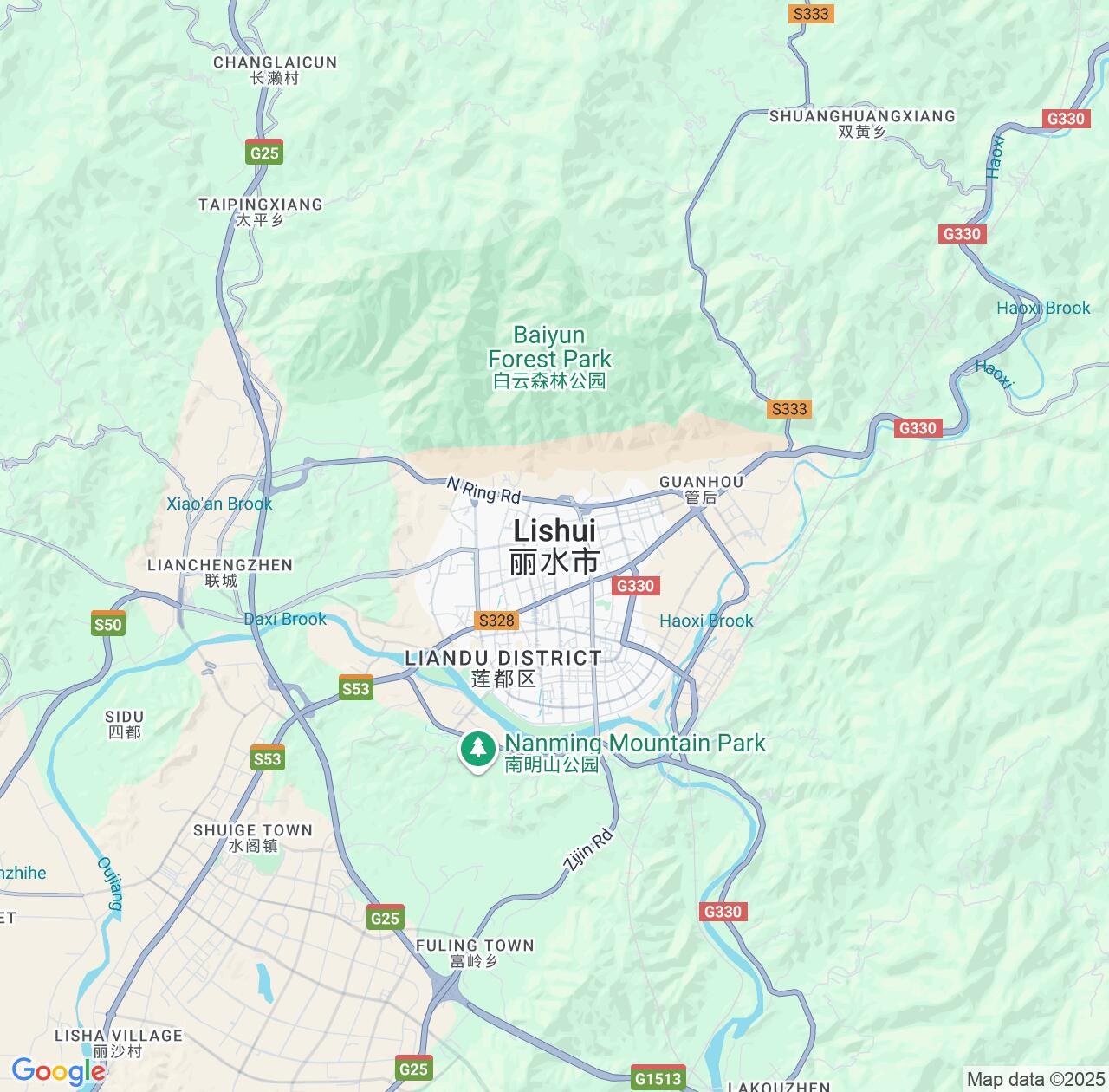 Map image for Intellectual Property Lawyers in Lishui and Zhejiang IP firms at coordinates  ; .