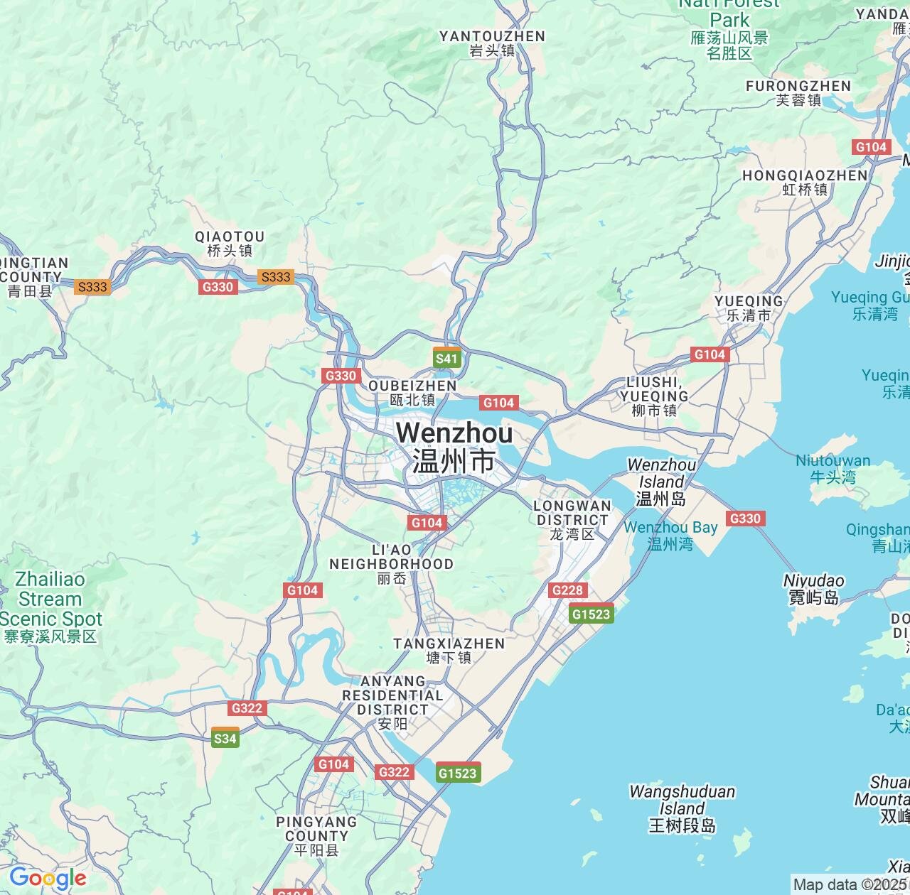 Map image for Intellectual Property Lawyers in Wenzhou and Zhejiang IP firms at coordinates  ; .