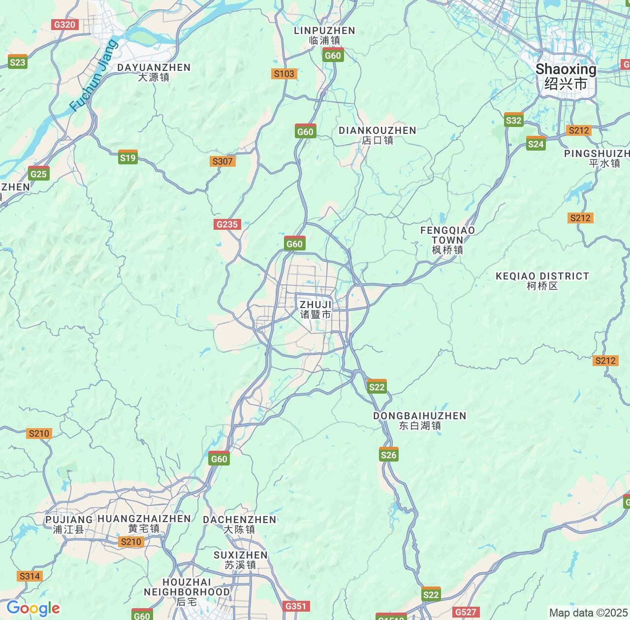 Map image for Intellectual Property Lawyers in Zhuji and Zhejiang IP firms at coordinates  ; .