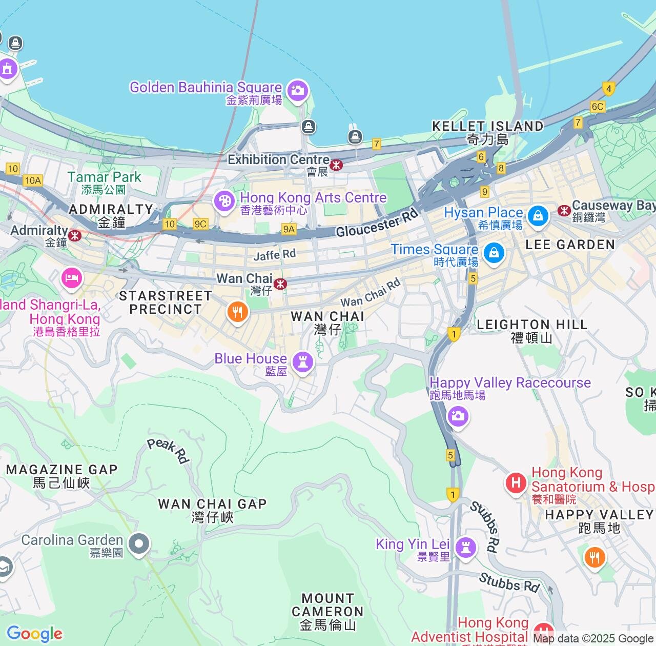 Map image for Intellectual Property Lawyers in Wan Chai and Hong Kong S.A.R. IP firms at coordinates  ; .