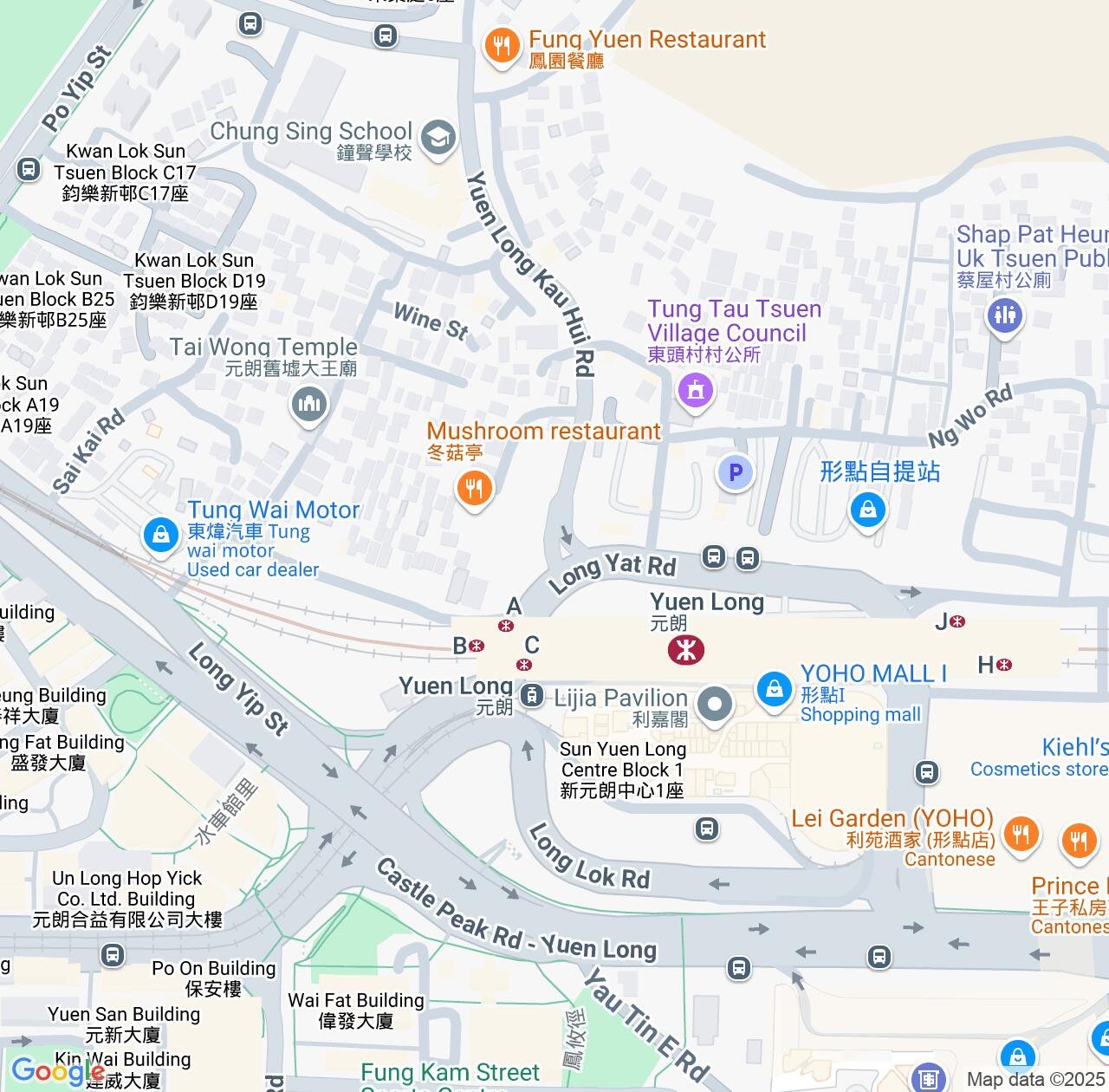 Map image for Intellectual Property Lawyers in Yuen Long Kau Hui and Yuen Long IP firms at coordinates  ; .