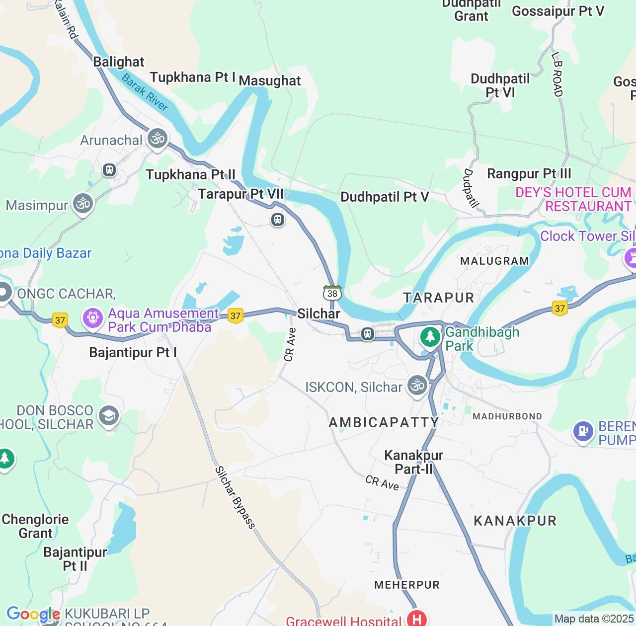 Map image for Intellectual Property Lawyers in Silchar and Assam IP firms at coordinates  ; .