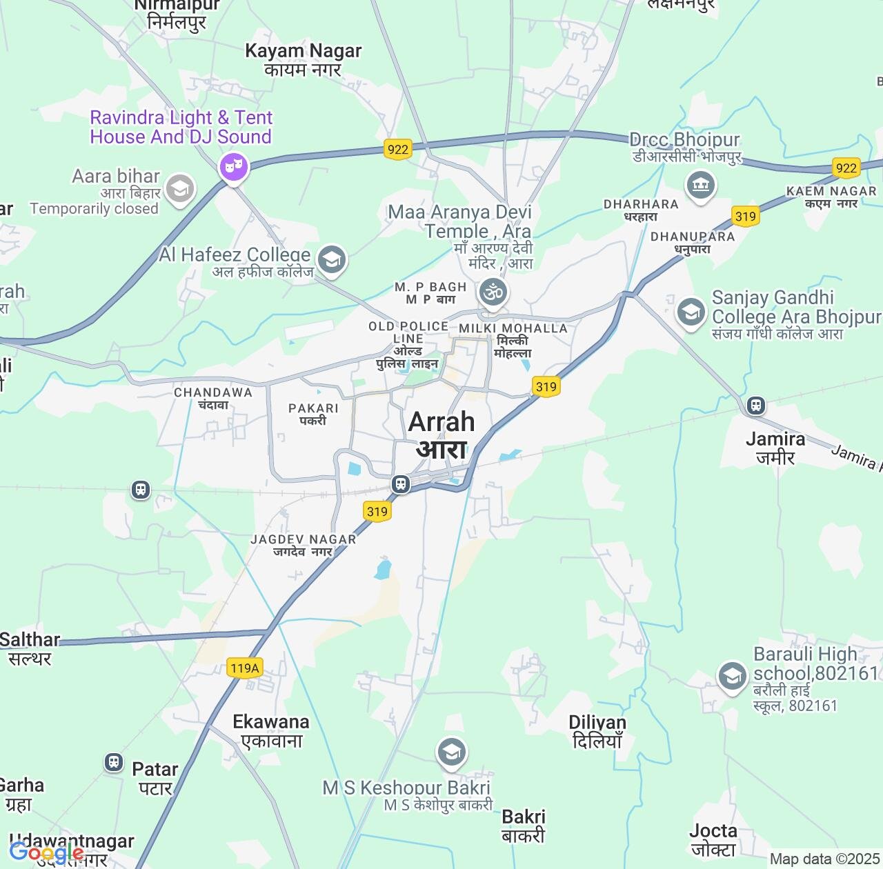 Map image for Intellectual Property Lawyers in Arrah and Bihar IP firms at coordinates  ; .