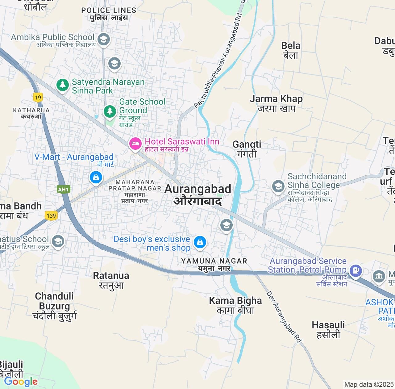 Map image for Intellectual Property Lawyers in Aurangabad and Bihar IP firms at coordinates  ; .