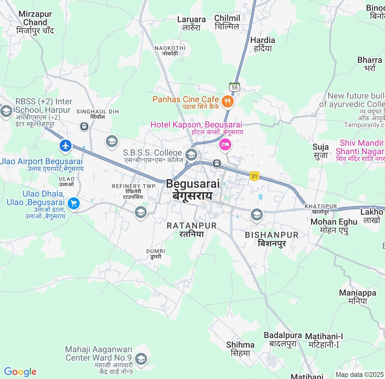 Map image for Intellectual Property Lawyers in Begusarai and Bihar IP firms at coordinates  ; .