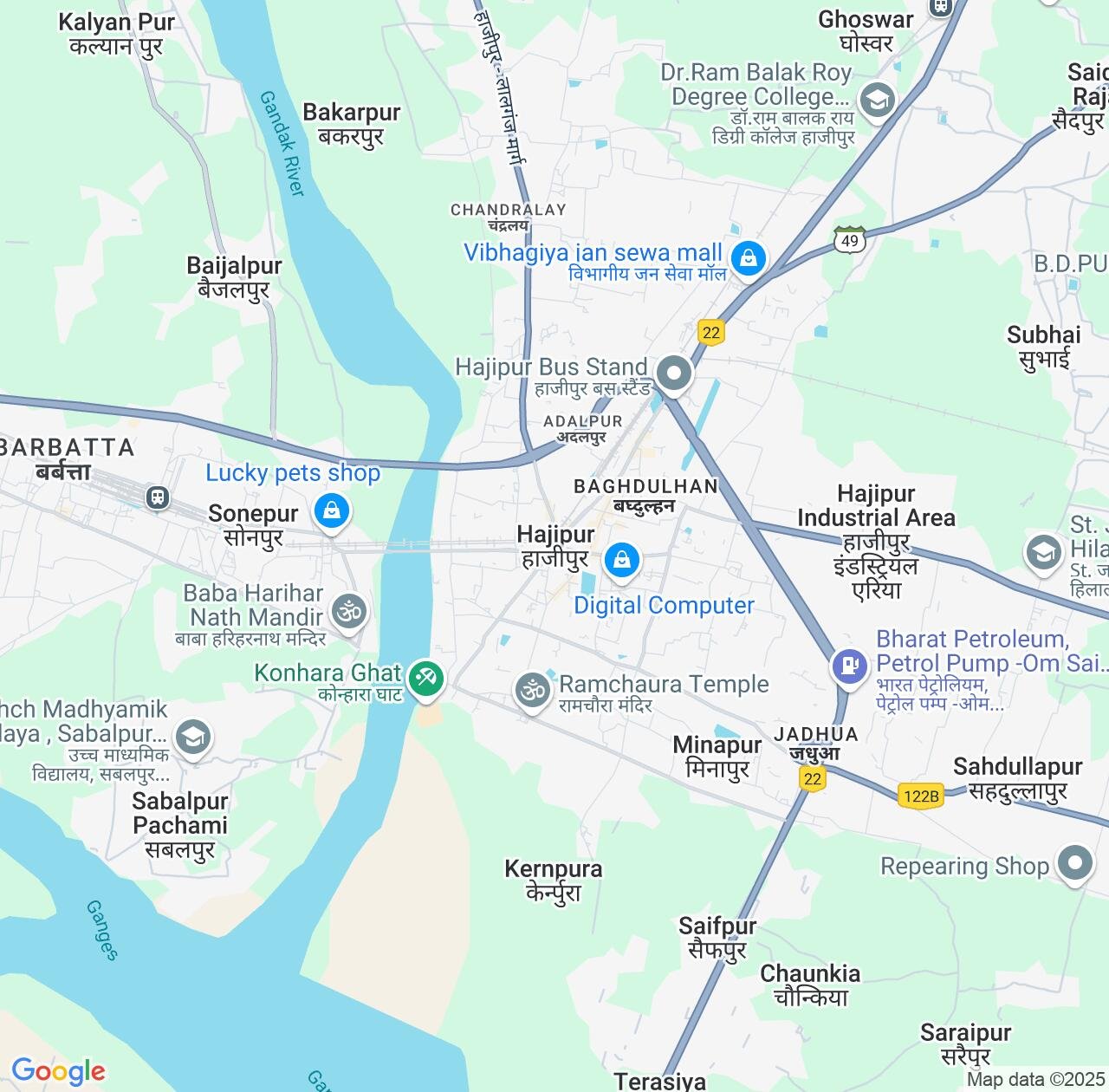 Map image for Intellectual Property Lawyers in Hajipur and Bihar IP firms at coordinates  ; .