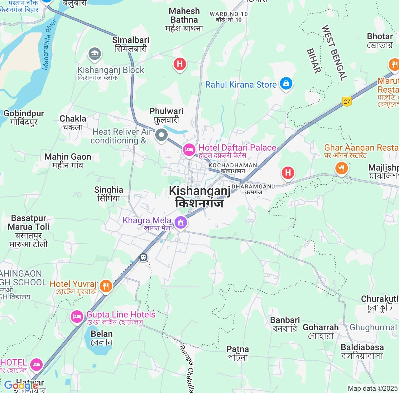 Map image for Intellectual Property Lawyers in Kishanganj and Bihar IP firms at coordinates  ; .