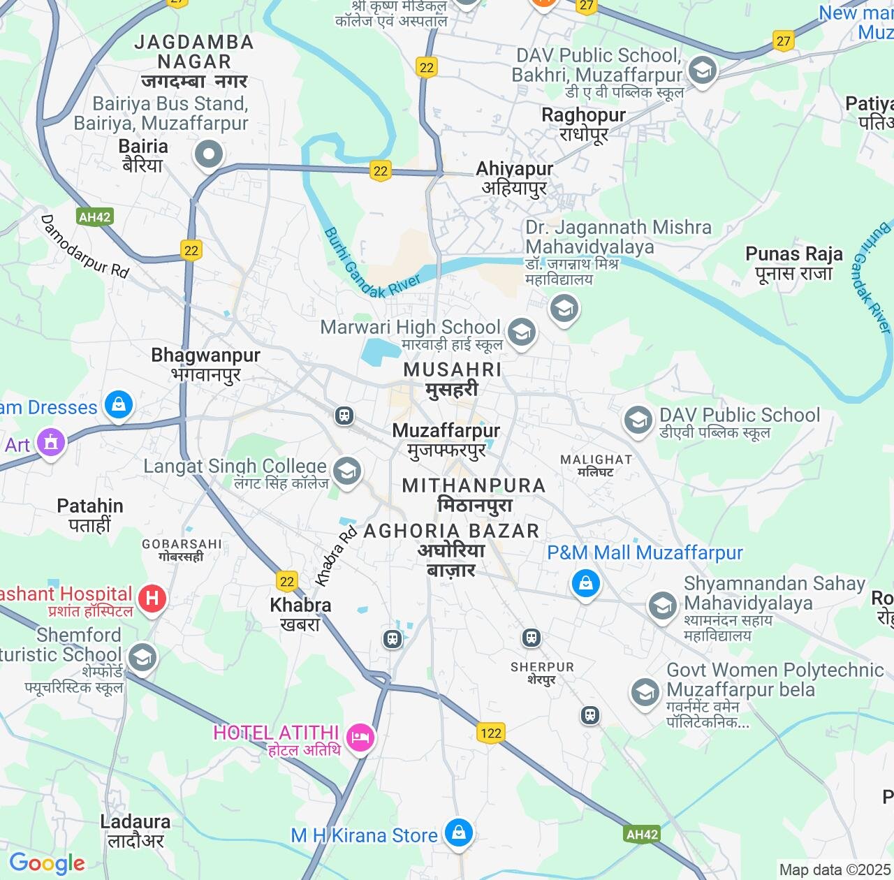 Map image for Intellectual Property Lawyers in Muzaffarpur and Bihar IP firms at coordinates  ; .