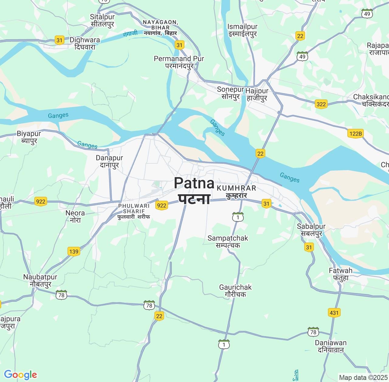 Map image for Intellectual Property Lawyers in Patna and Bihar IP firms at coordinates  ; .