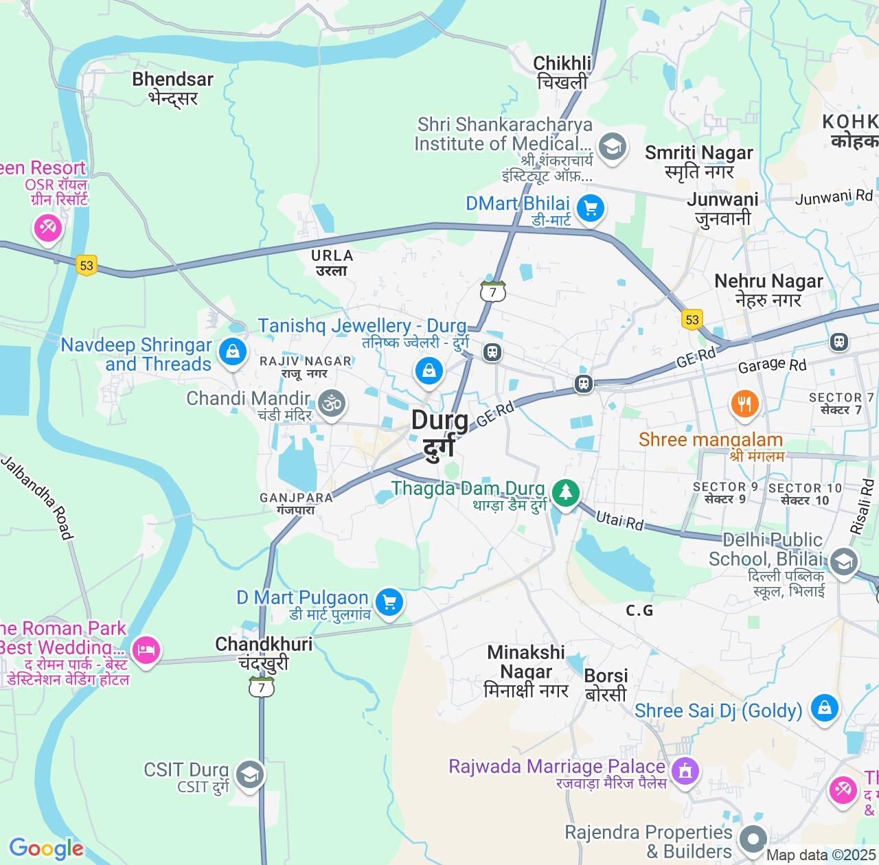 Map image for Intellectual Property Lawyers in Durg and Chhattisgarh IP firms at coordinates  ; .