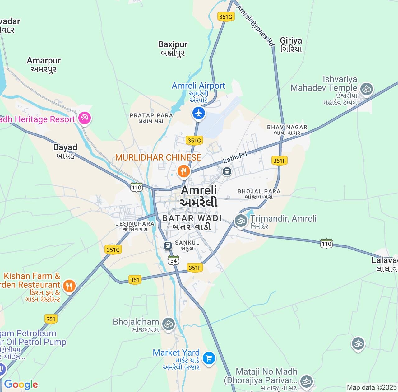 Map image for Intellectual Property Lawyers in Amreli and Gujarat IP firms at coordinates  ; .