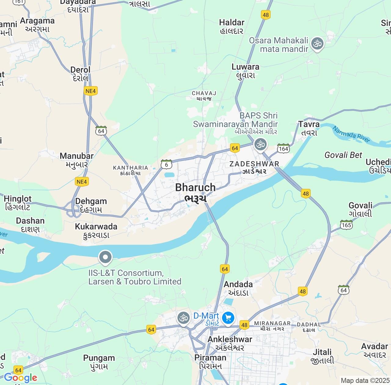 Map image for Intellectual Property Lawyers in Bharuch and Gujarat IP firms at coordinates  ; .
