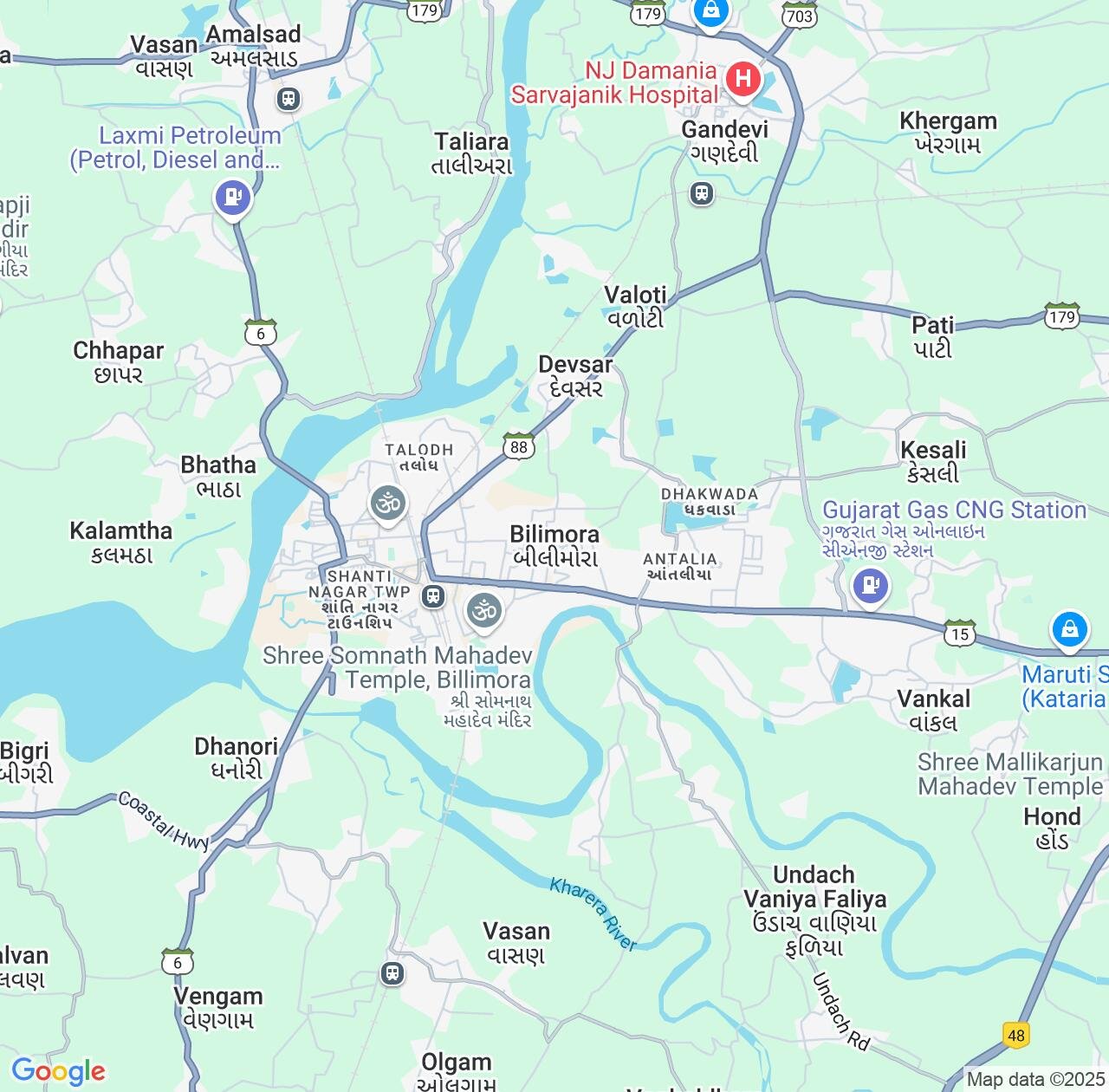 Map image for Intellectual Property Lawyers in Bilimora and Gujarat IP firms at coordinates  ; .