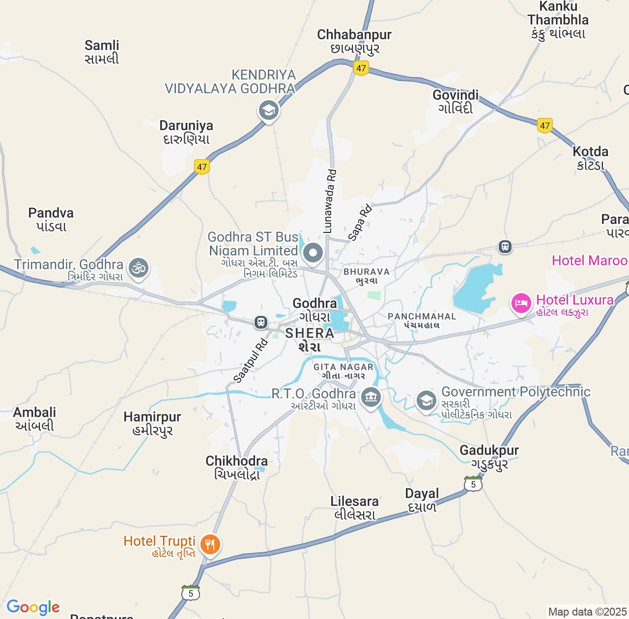 Map image for Intellectual Property Lawyers in Godhra and Gujarat IP firms at coordinates  ; .