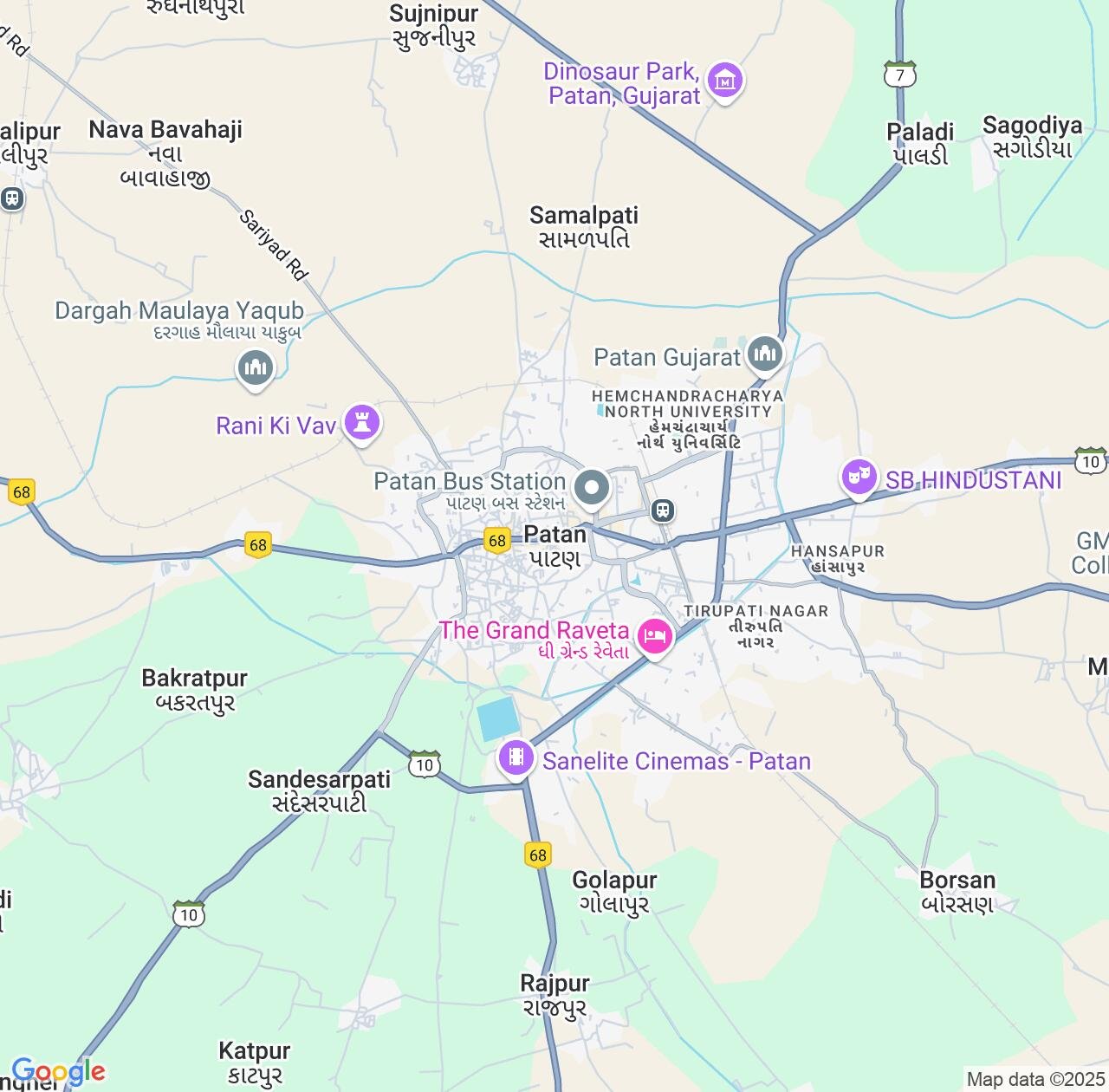 Map image for Intellectual Property Lawyers in Pātan and Gujarat IP firms at coordinates  ; .